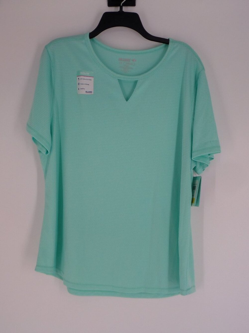 Reel Legends Freeline Woman's Polyester Mint Green SS Size 1X NWT